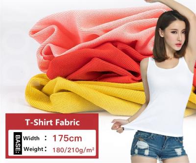 China Hot Stretch Factory Sale 95% Cotton Fabric For Women T-shirt Sportswear Underwear Clothes for sale