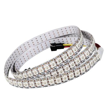 China Theme park accessible SK6812 SMD5050 pixel led strip RGB 144leds flex led strip light for hotel home decoration for sale