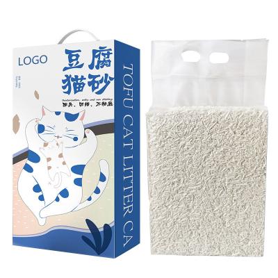 China Sustainable Hot Selling Eco-Friendly Biodegradable Premium Dust Proof Natural Flushable Cat Litter Tofu for sale