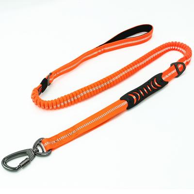 China New Arrival Custom Car Collars Leads Explosion Proof Vehicle Improved Strong Nylon Braided Dog Leash Pet Traction Rope for sale