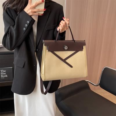 China Wholesale Handled Bags Cross - Body Canvas Men Shoulder Messenger Bag Cotton Canvas Tote Sling Bag 2023 for sale