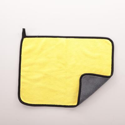 China Amazon Hot Sales QUICK DRY Microfiber Towel For Car Cleaning Towel Coral Fleece Car Wash Cloth Wholesale for sale