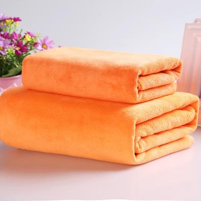 China Hot Sale 2-Piece QUICK DRY Bath Towel Set Water Absorption Microfiber Towel Super Dry And Strong Wholesale for sale