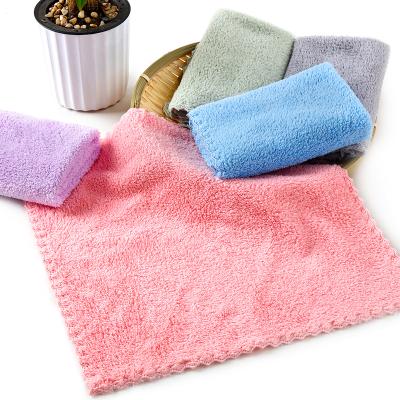 China QUICK DRY Wholesale Customized Colorful Microfiber Kitchen Cleaning Towel for sale