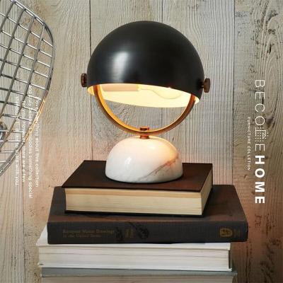 China Unique Personalized Household Modern Table Lamp Baked Enamel Nordic Style Bedside Lamps for sale