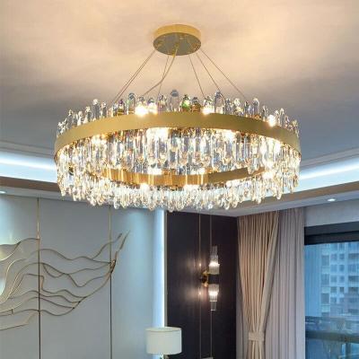 China 110V 240V E12 E14 Brushed Stainless Steel Entryway Chandelier Lighting For Dining Room for sale