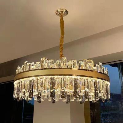 Chine le pendant de luxe de 70W 150W allume K9 Crystal Effect Round Pendant Chandelier à vendre