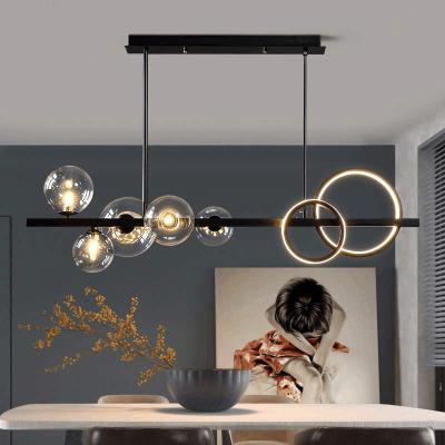 China AC240V 6000K Nórdica Modern Pendant Light Esfera de vidro Lâmpadas Pendant Para Mesa de Jantar à venda