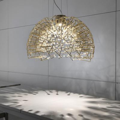 China Crystal Hanging Lights Stainless Steel Chandelier D60*H60cm 110V-240V for sale