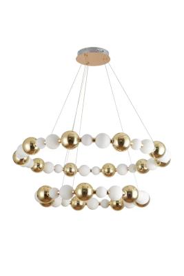 Cina Circolare moderna postmoderna Ring Led Chandelier Rustproof di lusso in vendita