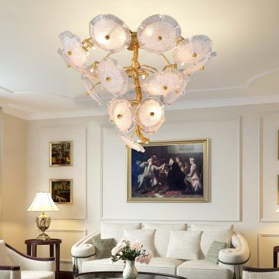 China Leistungsfähige hängende Licht-Persönlichkeit Lotus Leaf Chandelier ODM zu verkaufen