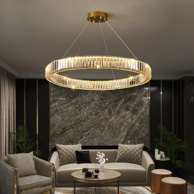 China Dia120cm Geometrisch Rond Modern Ring Pendant Light AC85V aan 265V Te koop