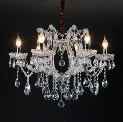 China LED E14 Crystal Candle Chandelier 5 a la alta transmitencia ligera 10m2 en venta