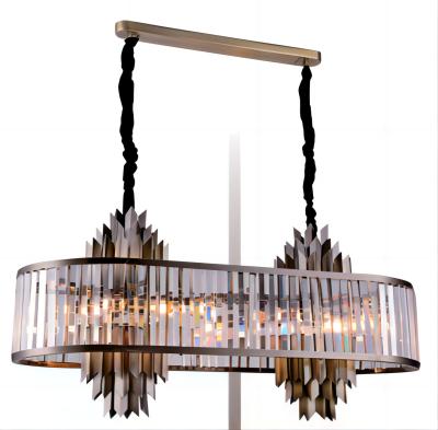 Chine ISO9001 BSCI Économie d'énergie Chandelier commercial gris fumé cristallin Service personnalisé à vendre