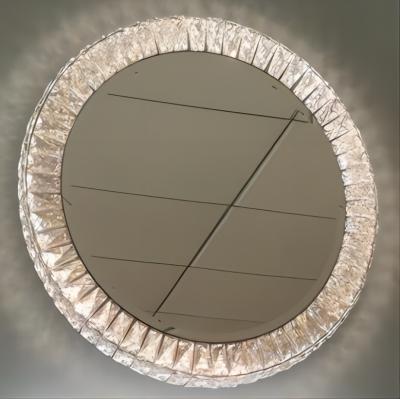 China Spiegel des Edelstahl-LED Crystal Effect Mirror Crystal Vanity mit Lichtern zu verkaufen