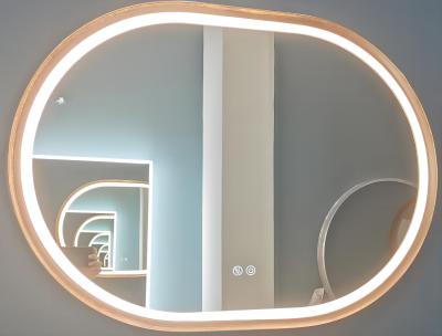 China Modern Decoration Oval Backlit Mirror 4200K OEM ODM for sale