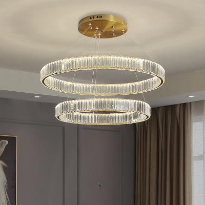 China Chrome Color Customized Pendant Ceiling Light Entryway Chandelier Multiple Sizes for sale