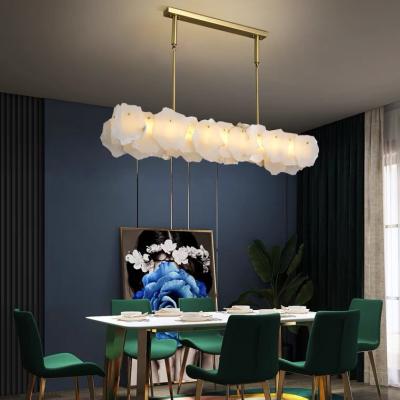 China LED Moderne Rechteck Luxus Anhänger Leuchten 15 - 20m2 zu verkaufen