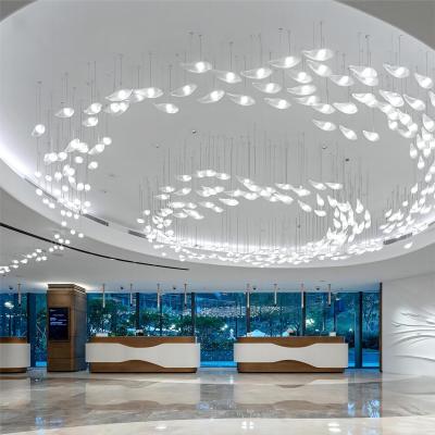 Cina Lampada a tema oceano pesce soffitto lampadario gallerie d'arte sala riunioni in vendita