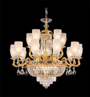 China Custom Luxury Modern Chandelier French Style LED E14 for sale