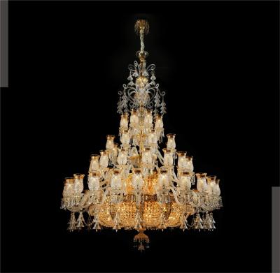 China High End Hotel Lobbies Large Crystal Chandeliers for sale