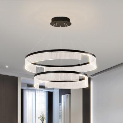 China LED Light Source Hobby Lobby Chandelier Modern Style With High Transmittance Acrylic Lampshade for sale