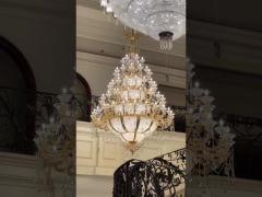 luxury entryway chandelier