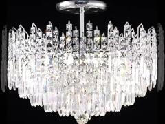 Diamond Cut E14 Chandelier Round Pendant Chandelier Lights Rustproof 100lm/W