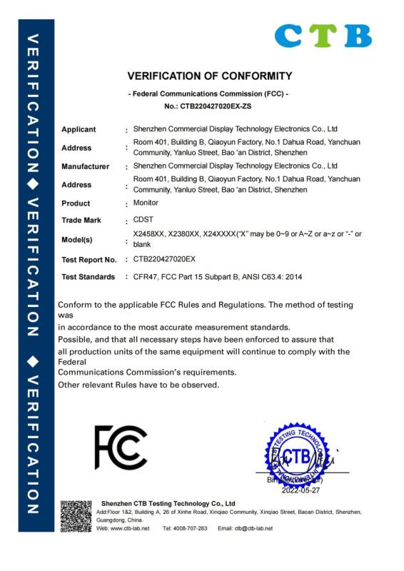 FCC - Dongguan Socus Electronic Technology Co., Ltd.