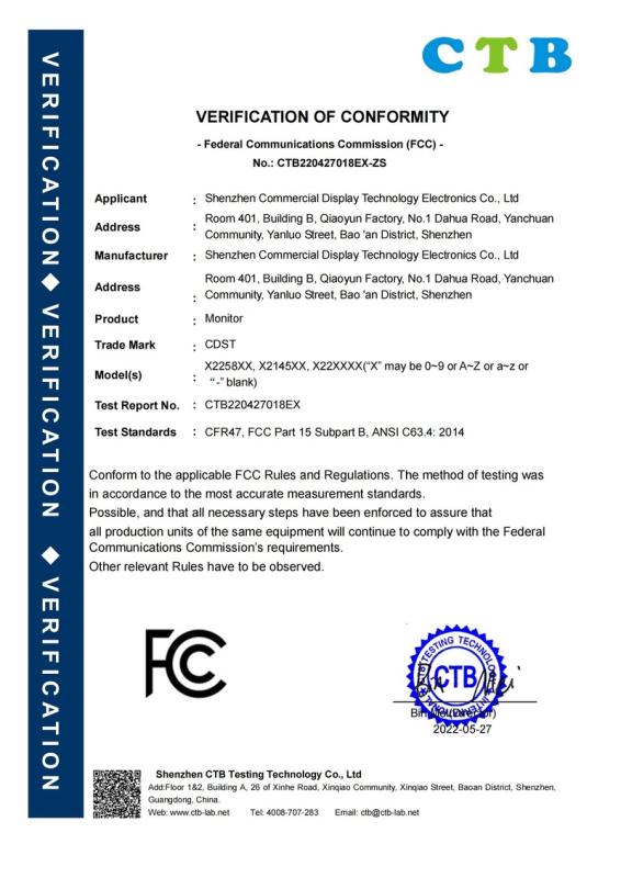 FCC - Dongguan Socus Electronic Technology Co., Ltd.