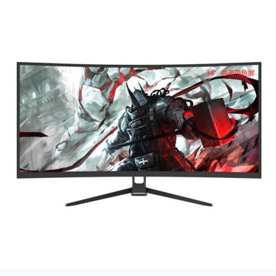 China Curved Cheap Widescreen LCD Monitora U1tra Schermo 1ms MPRT FreeSync 34 inch 144Hz Gaming Monitor Price for sale