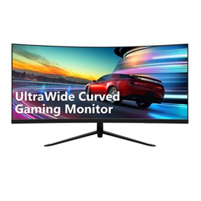 China High Resolution Curved LCD Computer Gaming Monitora UHD 34 Inch 4K Curvo 144Hz Gaming PC Monitors for sale