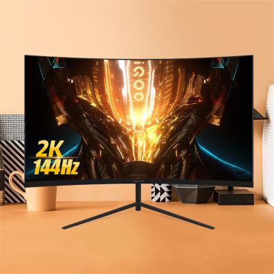 China Speaker OEM QHD LCD Display Computer Gamer Memantau 1440P 27 Inch 144Hz Gaming LCD PC Monitors for sale