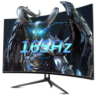 China U1tra Curved LCD Computer Toezicht Houden Slim Op Bezel Less Curved 27 Inch 1080P LCD PC Monitors Gaming 165Hz for sale