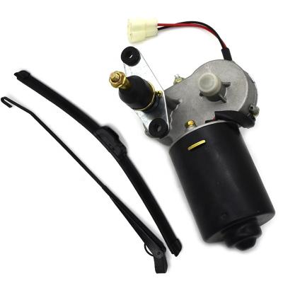 China passenger wiper motor with blade for electric tricycle rickshaw 12v or 48v for sale