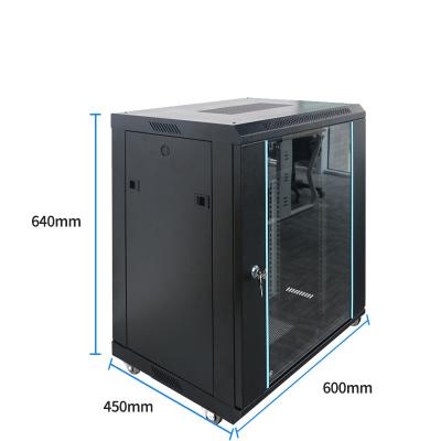 China Equipment Data Rack Network Cabinet Network Server Cabinet Switch Cabinet 12u Low Current Network Monitoring Cabinet for sale