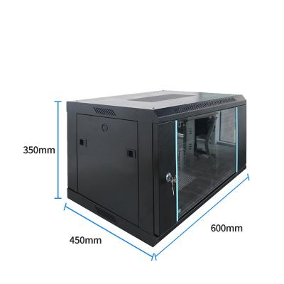 China Equipment Data Rack Network Cabinet Server 19 Inch 6u Network Rack Communication Service Network Cabinet for sale