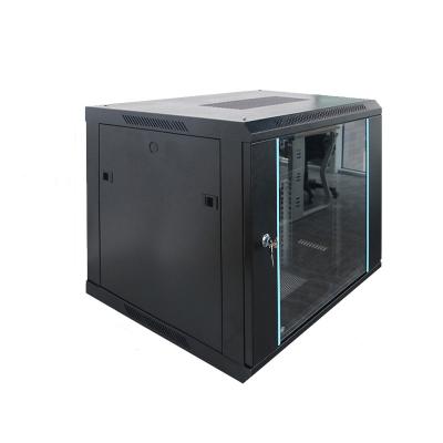 China Equipment Data Rack Network Cabinet Network Rack Cabinet 9U Wall Mount Floor Standing Network Equipment Rack for sale