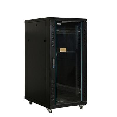 China Low MOQ Data Center Network Cabinet 22-42U Computer Air Conditioner Cabinet Outdoor Waterproof Monitoring Network for sale