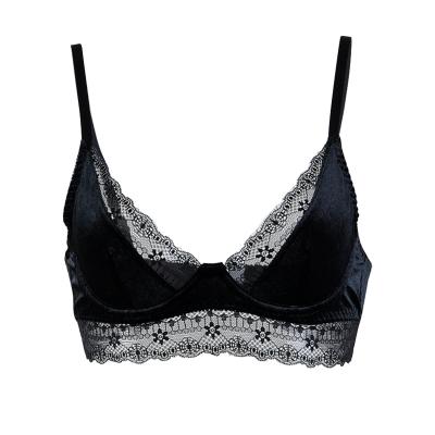 China Wholesale QUICK DRY Sexy Floral Bra Underwire Lace Women Underwear Balconeete Intimate Bras Lingerie for sale