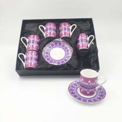 China 2019 Sustainable Porcelain Cup And Saucer In Stock Item Ready To Ship Hotsale Amazon for sale