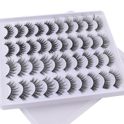 China Silk Mink Eyelash Extension High Quality Lashes China Private Label Long Natural Fake Lashes Different for sale