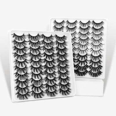 China Wholesale Long Lasting Manual Silk Eyelash Mink False Lashes Silk Strip 3D Eyelash Extensions Natural Factory for sale