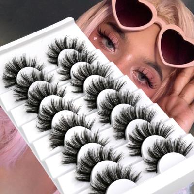 China Lash Boxes For Mink Eyelashes Natural False Lashes Private Label Long Natural Custom Eyelashes for sale