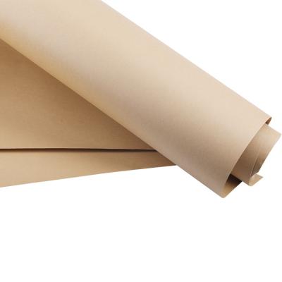 China 40GSM Factory Jumbo Roll Brown Virgin Kraft Moisture Proof Kraft Paper With Multiple Functions for sale