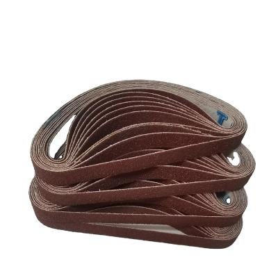 China Suitable Polished Steel Sharp Belt Abrasive Machine Small Portable Polishing Abrasive Belt For Power Tools for sale