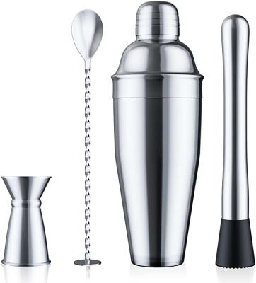 China Sustainble 4 Pieces Like Design Bar Bartender Stainless Steel Cocktail Shaker Sets Shaker Cocktail for sale