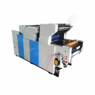 China Offser Printing Machine 620*450mm	260*180mm  SR620-3CSNPA pneumatic clearer three color with numbring perforating units  offset printing machine for sale