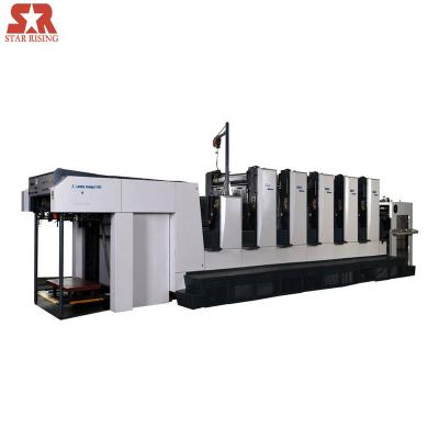 China Easy Operation SR103-4LUV 2/ 4/6/8/10 color rapid 4k high 360*520 mm dp poster coated paper flatbed flexo printing press for sale