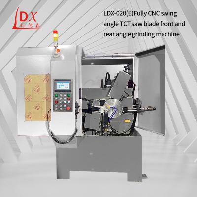 China LDX-020B Fully CNC Saw Blade Front And Rear Angle Grinding Machine Manufacturer for sale